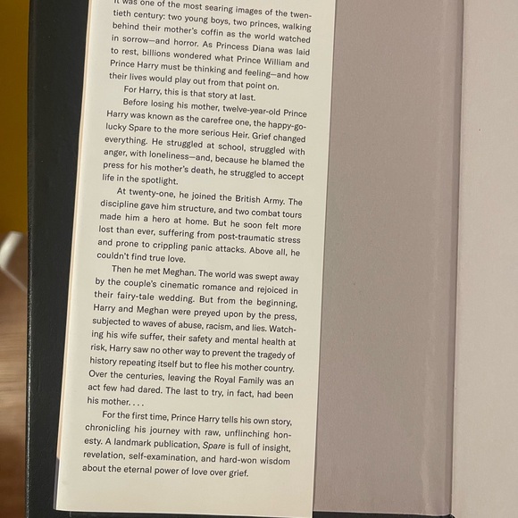 Spare, An Autobiography by Prince Harry, The Duke of Sussex - Picture 2 of 5